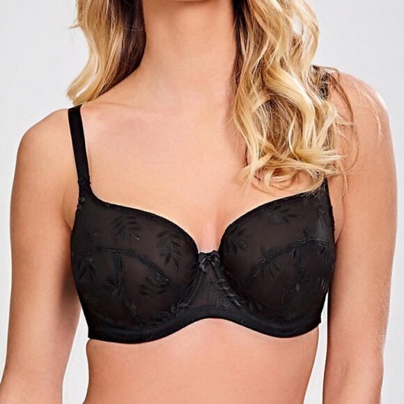 𝅺PANACHE SuperBra Black Tango II Underwire Bra - Picture 1 of 5